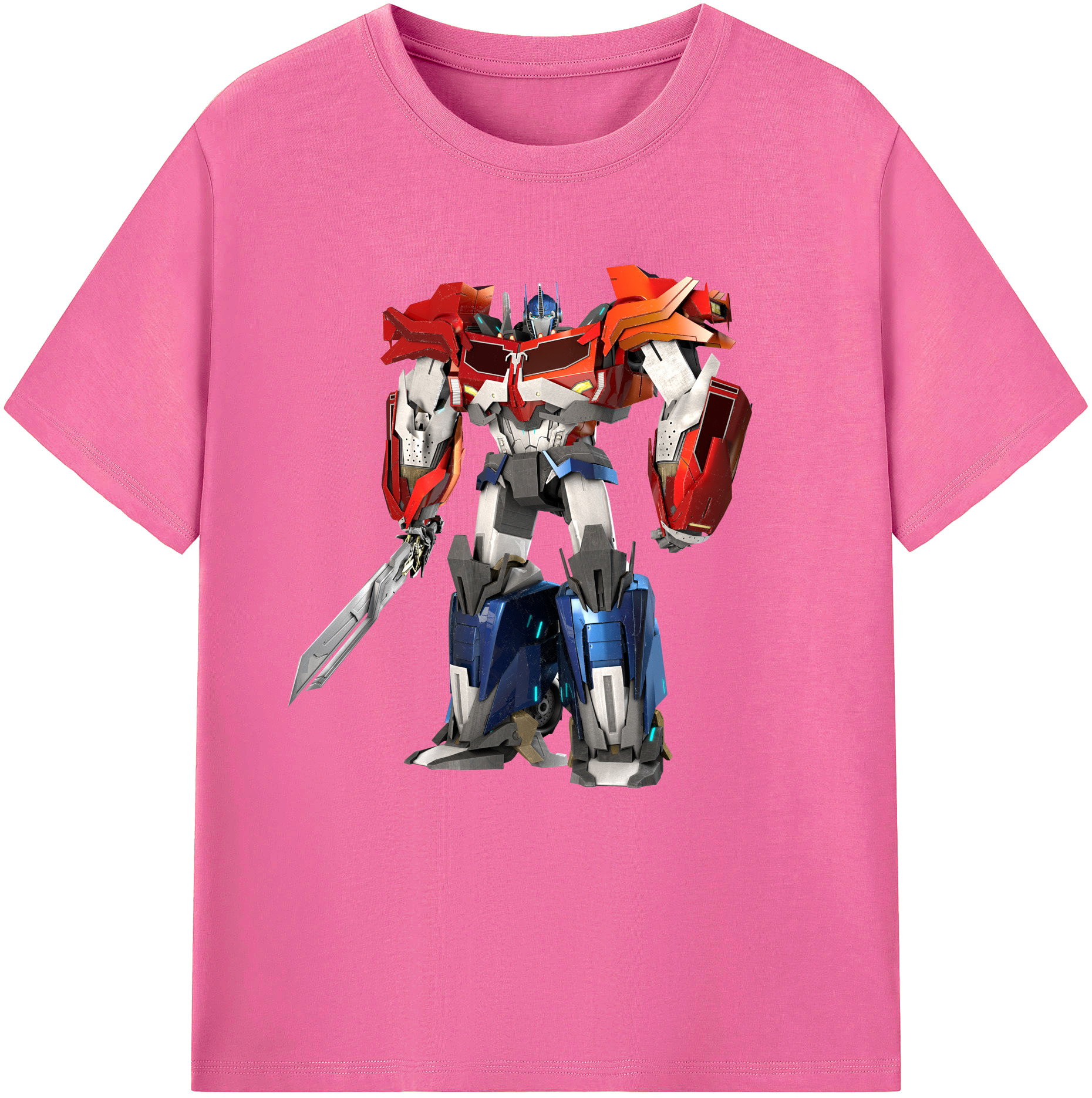 （画像用）  レディースカジュアルプリントTシャツ（綿100％）